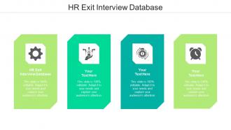 Hr Exit Interview Database Ppt Powerpoint Presentation Infographics Show Cpb