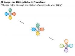 27080982 style circular hub-spoke 4 piece powerpoint presentation diagram infographic slide