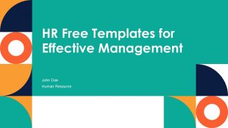 HR Free Templates For Effective Management PPT PowerPoint ACP HR Free Templates For Effective Management PPT PowerPoint ACP