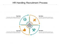 Hr handling recruitment process ppt powerpoint presentation layouts cpb