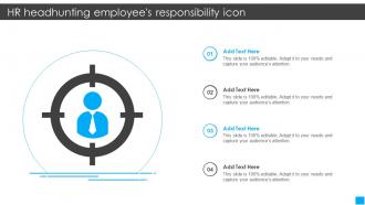 HR Headhunting Employees Responsibility Icon