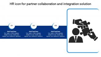 HR Icon For Partner Collaboration And Integration Solution