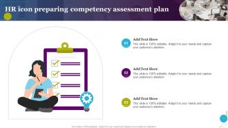 HR Icon Preparing Competency Assessment Plan