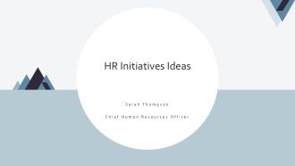 HR Initiatives Ideas PPT Guidelines VA