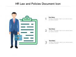 HR Law And Policies Document Icon