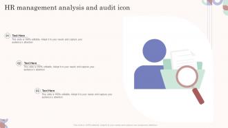 HR Management Analysis And Audit Icon