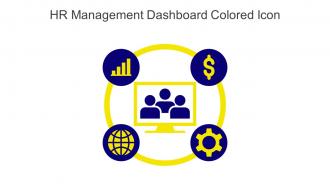 HR Management Dashboard Colored Icon In Powerpoint Pptx Png And Editable Eps Format