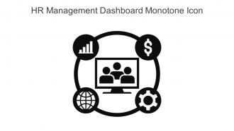 HR Management Dashboard Monotone Icon In Powerpoint Pptx Png And Editable Eps Format