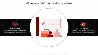 HR Manager 90 Days Action Plan Icon