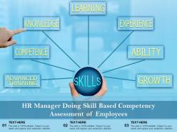 Hr manager doing skill based competency assessment of employees