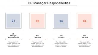 HR Manager Responsibilities Ppt Powerpoint Presentation Outline Display Cpb