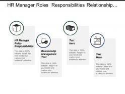 Hr manager roles responsibilities relationship management tool marketing