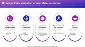 HR Operational Excellence Powerpoint PPT Template Bundles Aesthatic Attractive