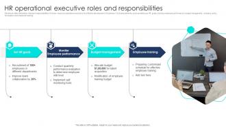 HR Operational Executive Roles And Responsibilities