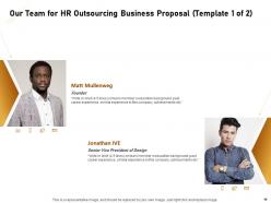 HR Outsourcing Business Proposal Powerpoint Presentation Slides