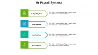 Hr payroll systems ppt powerpoint presentation icon smartart cpb