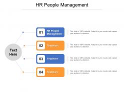 Hr people management ppt powerpoint presentation icon cpb