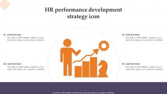 HR Performance Development Strategy Icon