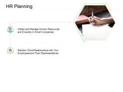 Hr Planning Company Management Ppt Template
