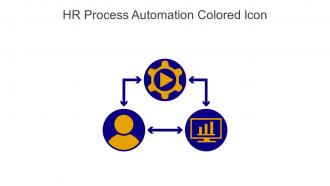 HR Process Automation Colored Icon In Powerpoint Pptx Png And Editable Eps Format