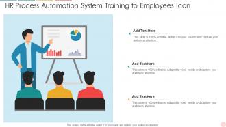 HR Process Automation System Training To Employees Icon