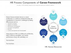 Hr process components of career framework