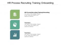 Hr process recruiting training onboarding ppt powerpoint portfolio slide cpb
