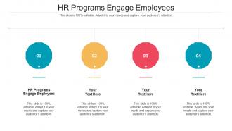 Hr programs engage employees ppt powerpoint presentation show cpb