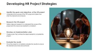 HR Project Ideas powerpoint presentation and google slides ICP Pre-designed Captivating