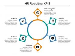 Hr recruiting kpis ppt powerpoint presentation gallery background images cpb