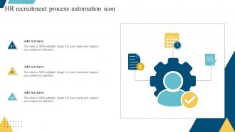 HR Recruitment Process Automation Icon