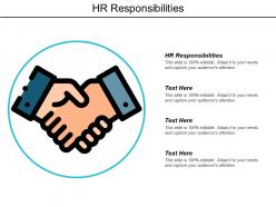 Hr responsibilities ppt powerpoint presentation model influencers cpb