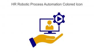 HR Robotic Process Automation Colored Icon In Powerpoint Pptx Png And Editable Eps Format