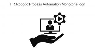 HR Robotic Process Automation Monotone Icon In Powerpoint Pptx Png And Editable Eps Format