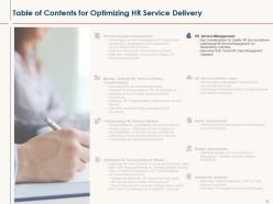 HR Service Delivery Powerpoint Presentation Slides