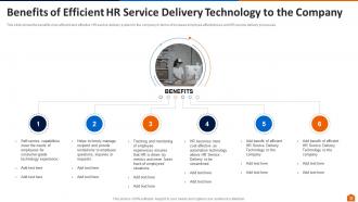Hr service delivery to enhance administrative efficiencies and streamline hr workflow processes complete deck