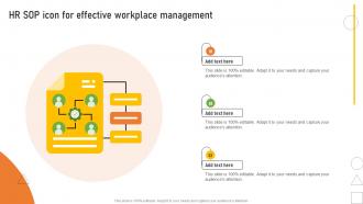 HR Sop Icon For Effective Workplace Management