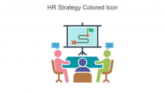 HR Strategy Colored Icon In Powerpoint Pptx Png And Editable Eps Format