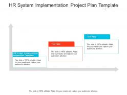 Hr system implementation project plan template ppt powerpoint presentation icon guide cpb