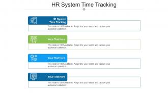 Hr system time tracking ppt powerpoint presentation portfolio introduction cpb