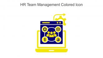 HR Team Management Colored Icon Powerpoint Pptx Png And Editable Eps Format