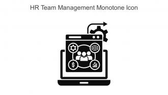 HR Team Management Monotone Icon In Powerpoint Pptx Png And Editable Eps Format