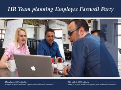 Hr Team Planning Employee Farewell Party