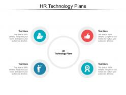 Hr technology plans ppt powerpoint presentation pictures brochure cpb