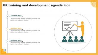 HR training and development agenda icon