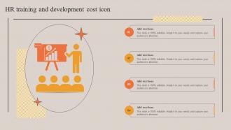 HR Training And Development Cost Icon