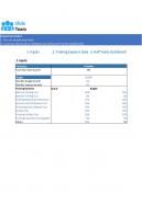 HR Training Half Yearly Expense Budget Sheet Excel Spreadsheet Worksheet Xlcsv XL SS