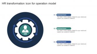 HR Transformation Icon For Operation Model