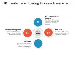 Hr transformation strategy business management entrepreneurship innovation business accounting cpb