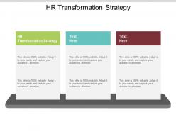 Hr transformation strategy ppt powerpoint presentation file display cpb